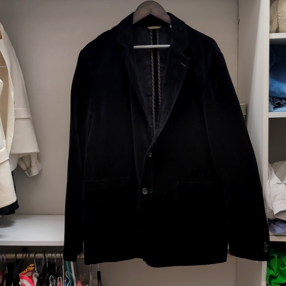 Men's Billy Reid Velvet Blazer